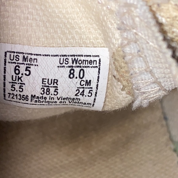 Vans Red Checkered Checkerboard Slip-on Sneaker Shoe Mens 6.5 Womens 8 - Picture 9 of 9